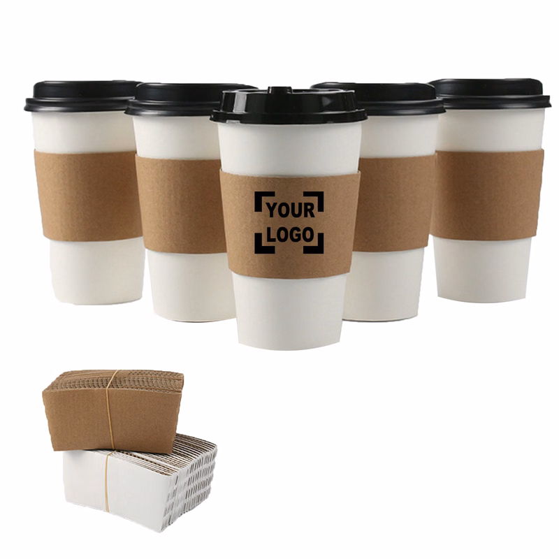 Customizable Beverage Cup Sleeve Wrap