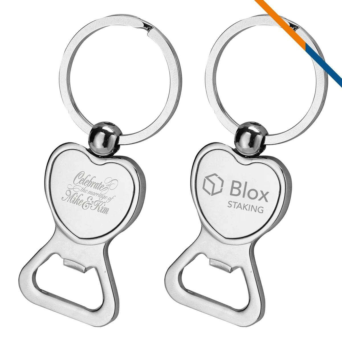 Heart Bottle Opener Keychain 1