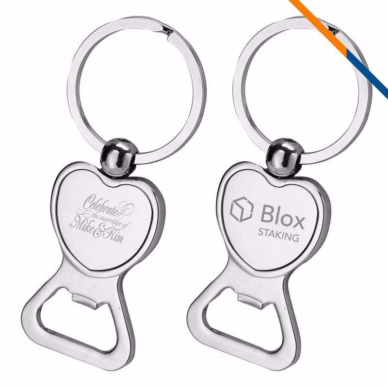 Heart Bottle Opener Keychain