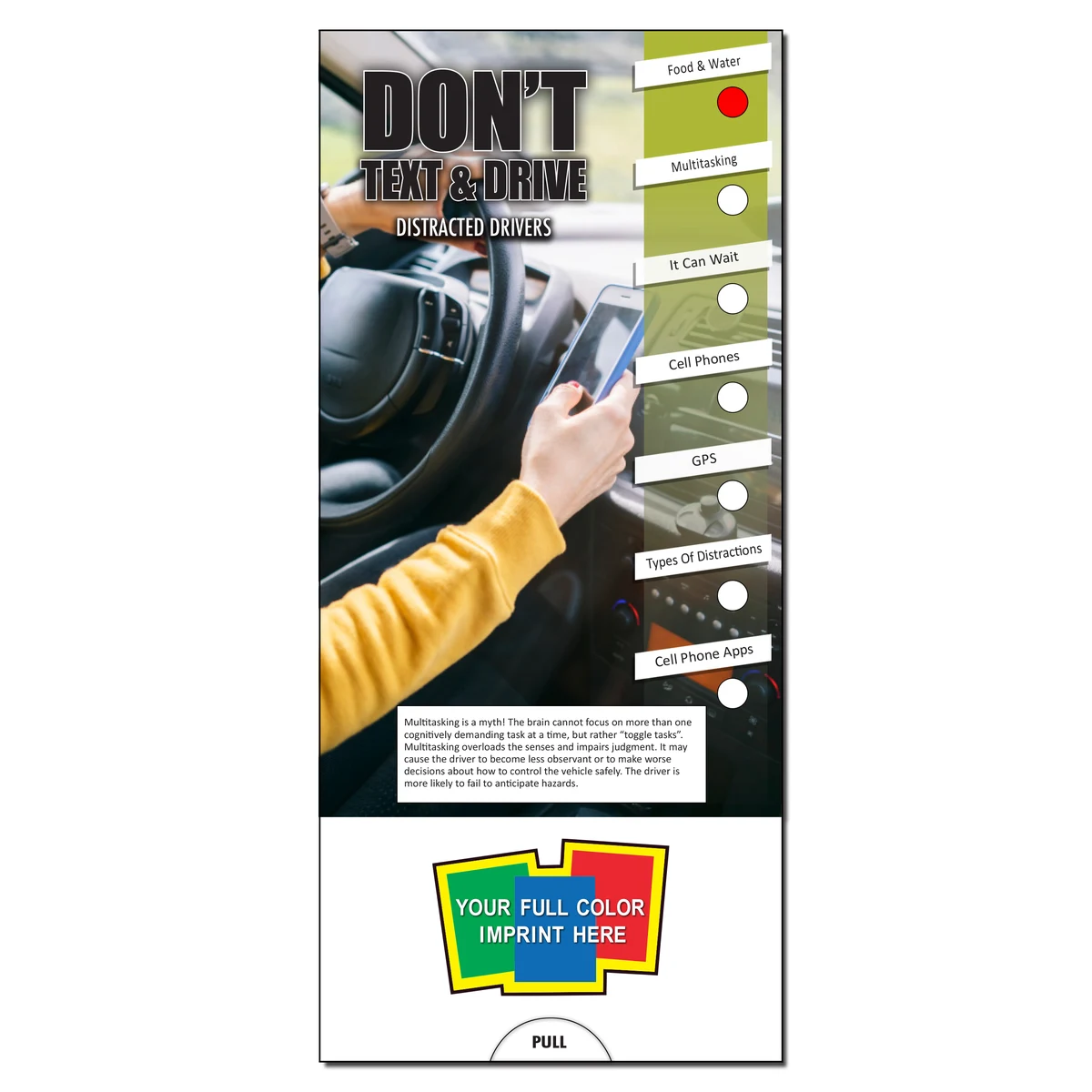 SLIDE CHART - Don't Text and Drive 1