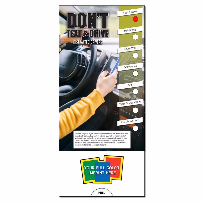 SLIDE CHART - Don't Text and Drive