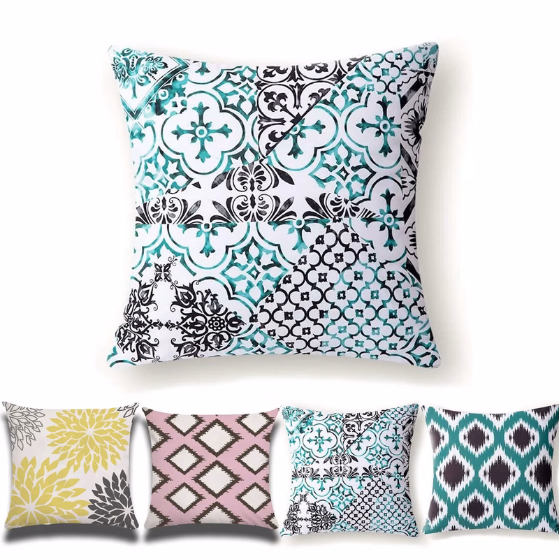Throw Decorative Pillow Cover Cushion (inserts Not included)