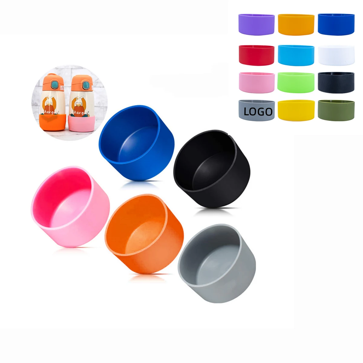 Silicone Cup Sleeve MOQ 100PCS 1