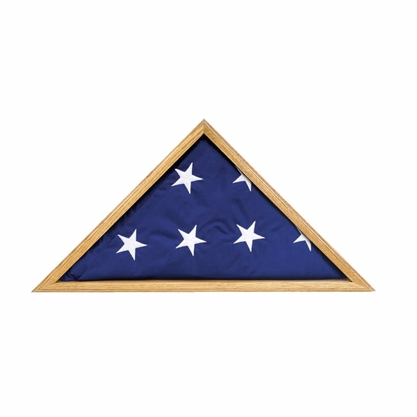 Oak Memorial Case - 3' x 5' Flag
