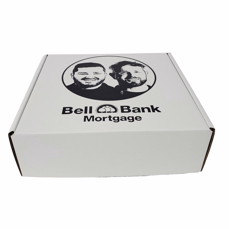 12" X 12" X 4" - B-Flute Outside Tuck Box