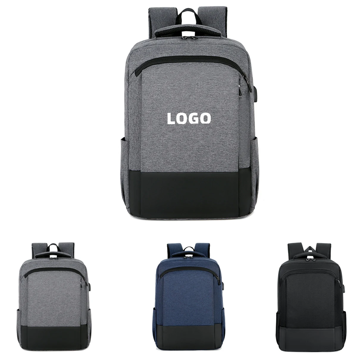 Durable USB Charging Laptop Backpack 1