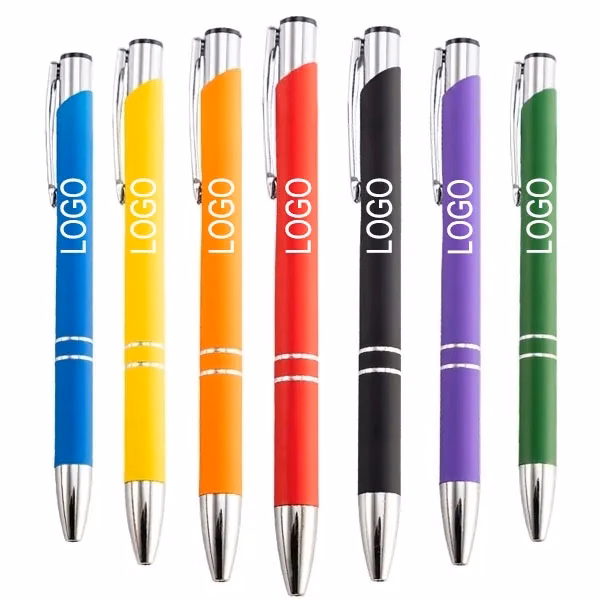 Rubberized Soft Paragon Metal Pen