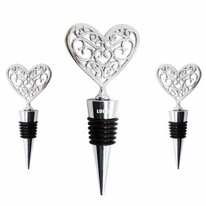 Beautiful Heart Flower Wine Cork Stopper