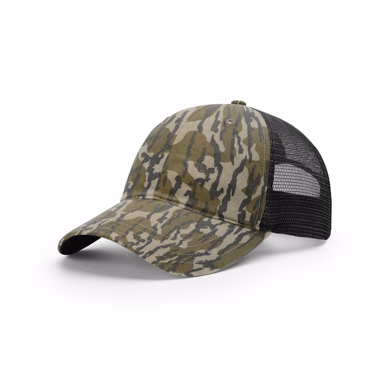  Garment Washed Printed Trucker