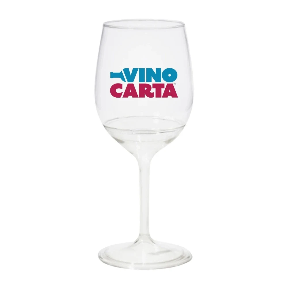 14 oz. Stemmed Plastic Wine Glass (Detachable) 1