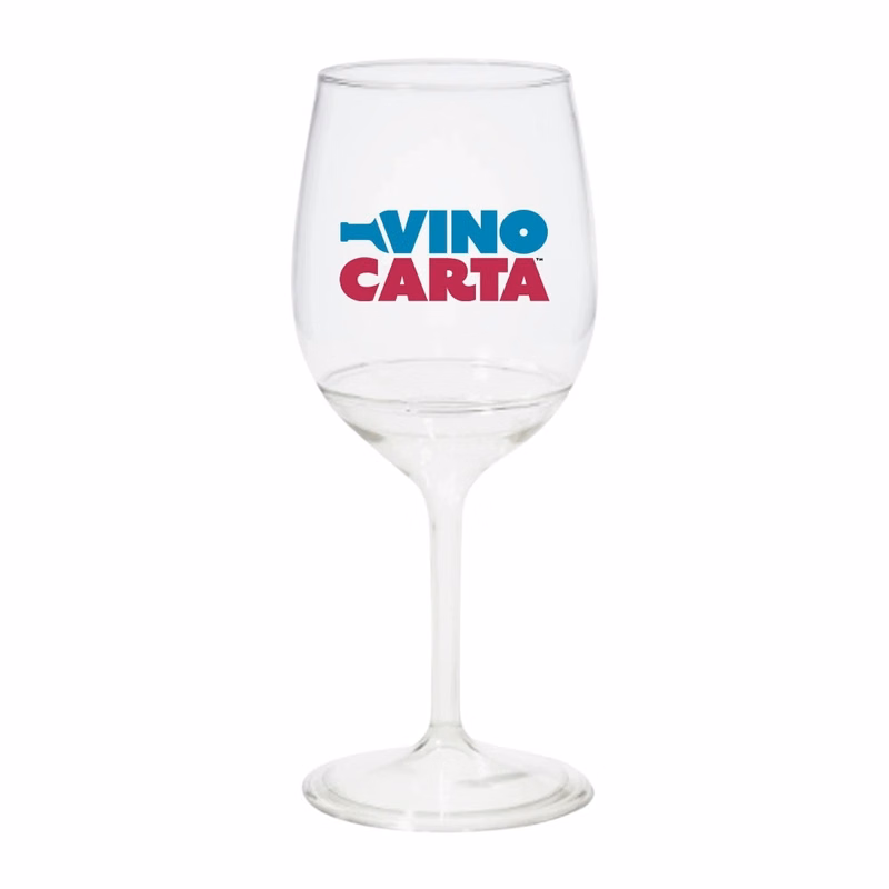 14 oz. Stemmed Plastic Wine Glass (Detachable)