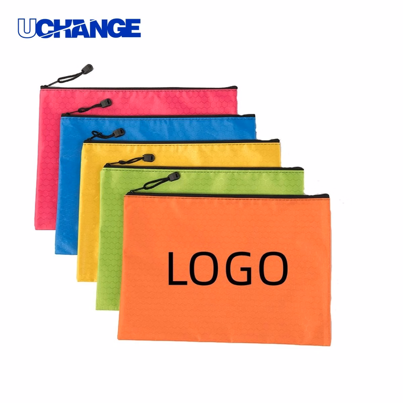 Sliding Zipper Stationery Organizer Bag