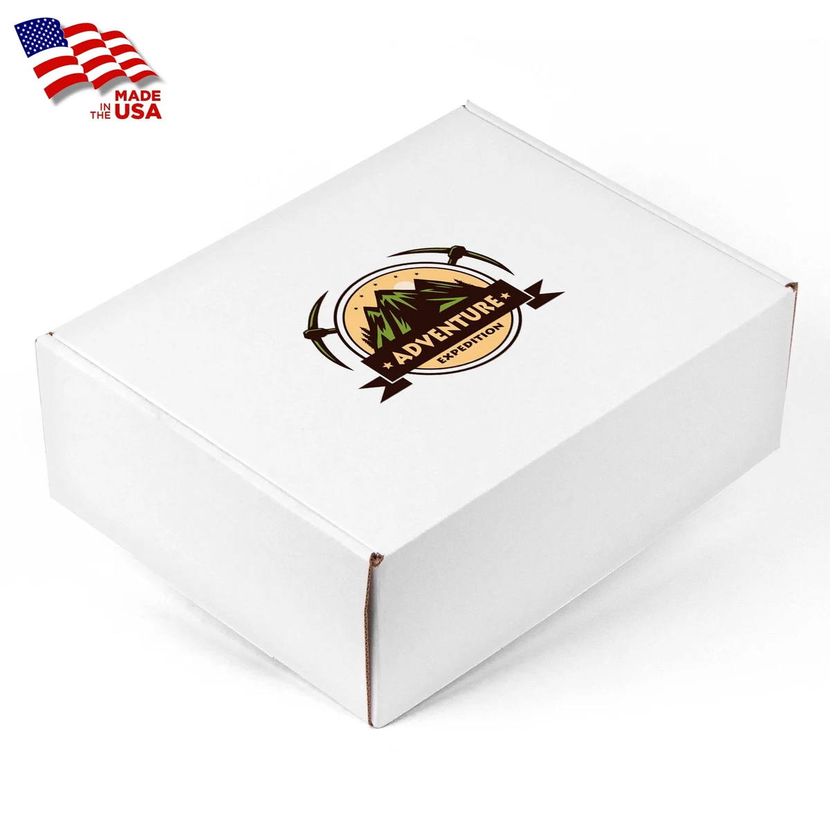 Full Color Printed Corrugated Box Large 11x9x4 1