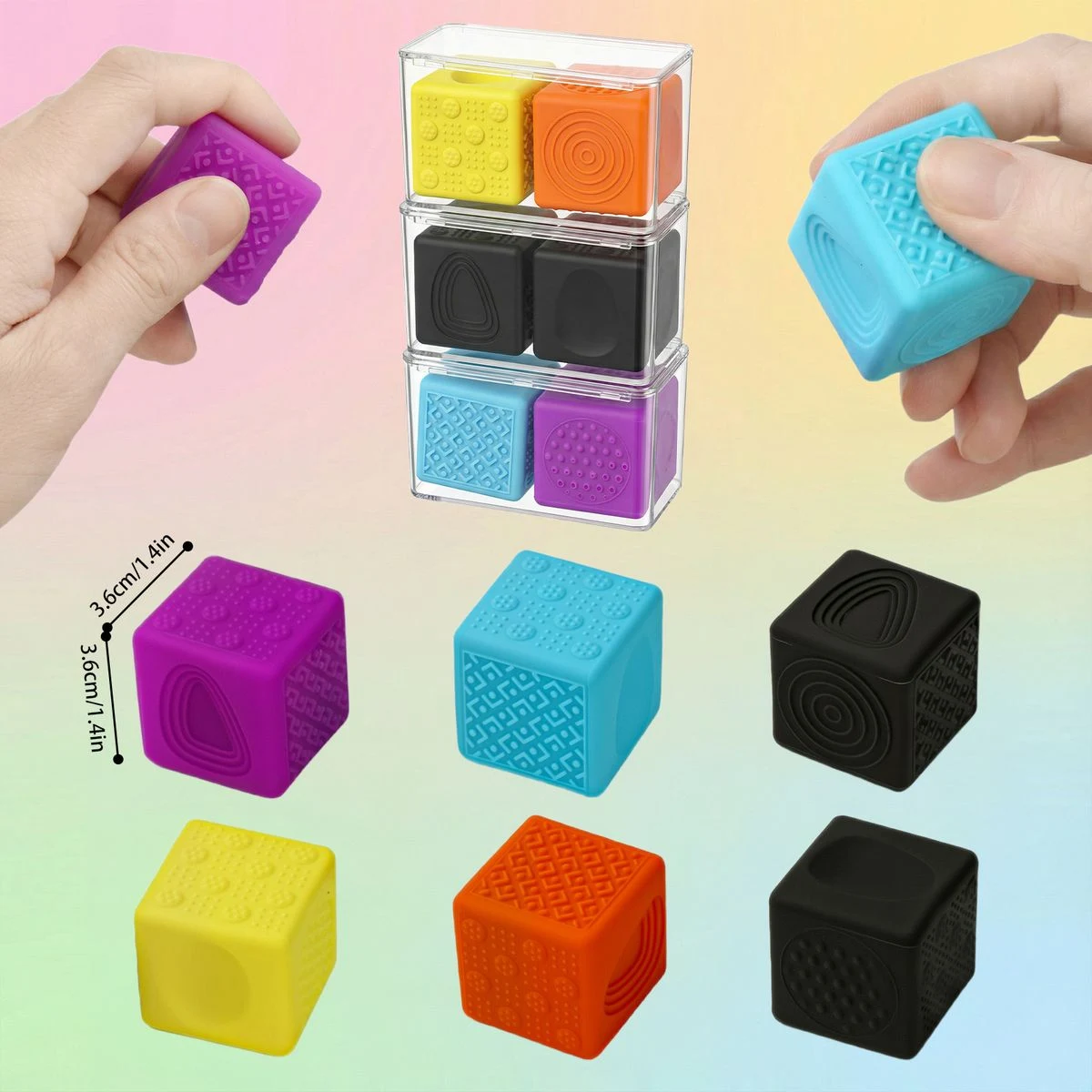 Cube Finger Sensory Toy 1