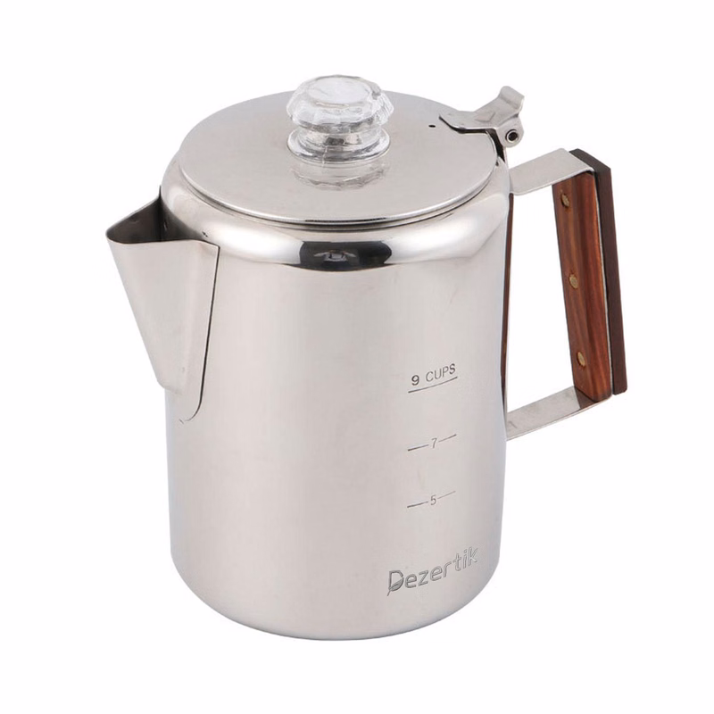 74oz Stainless Steel Outdoor Short Spout Coffee Pot