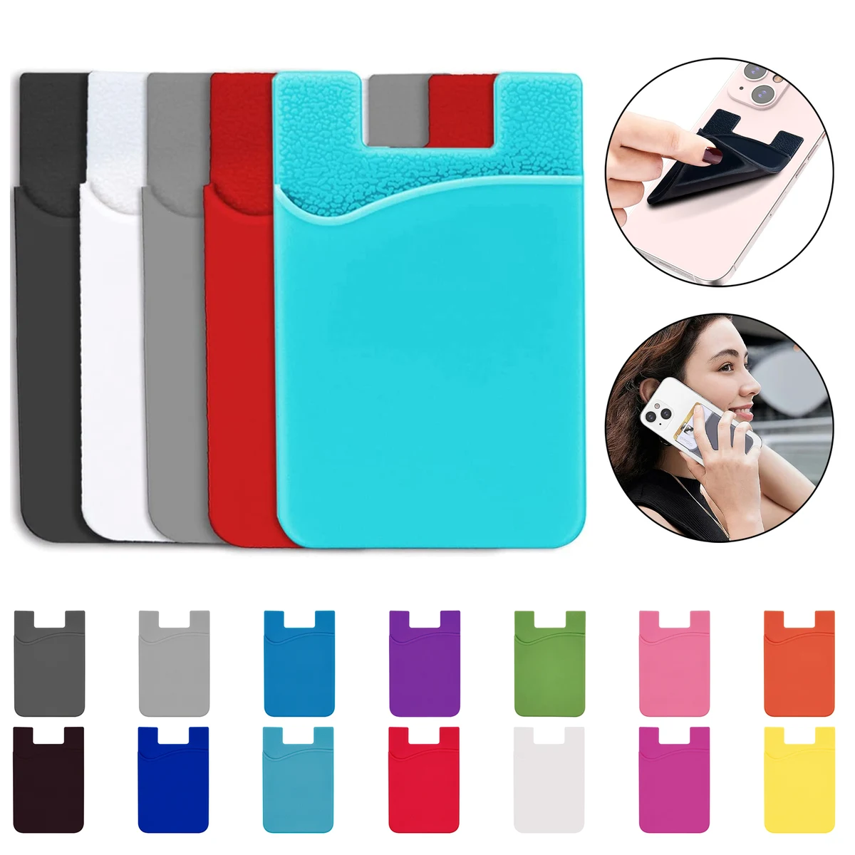 Silicone Mood Smartphone Wallet 1
