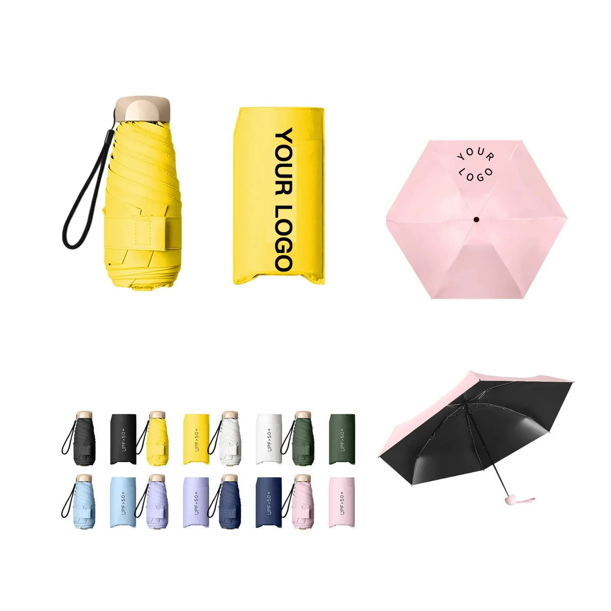 Lightweight Impact Cloth Pocket Umbrella for Daily Travel 1