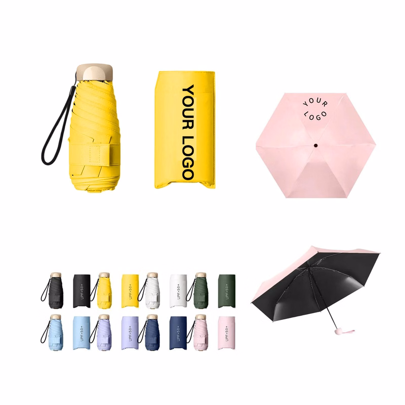 Lightweight Impact Cloth Pocket Umbrella for Daily Travel