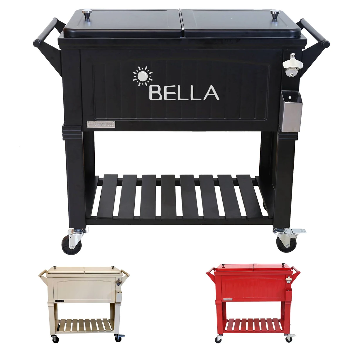 Stainless Steel Refrigerator Freezer Bar Cart 1
