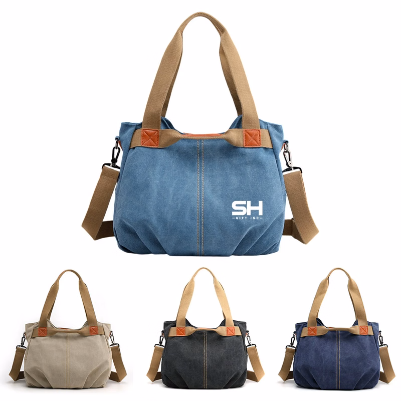 Urban Denim Canvas Tote Bag