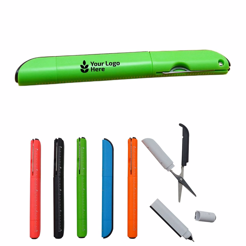3-in-1 Pen with Ruler and Scissors