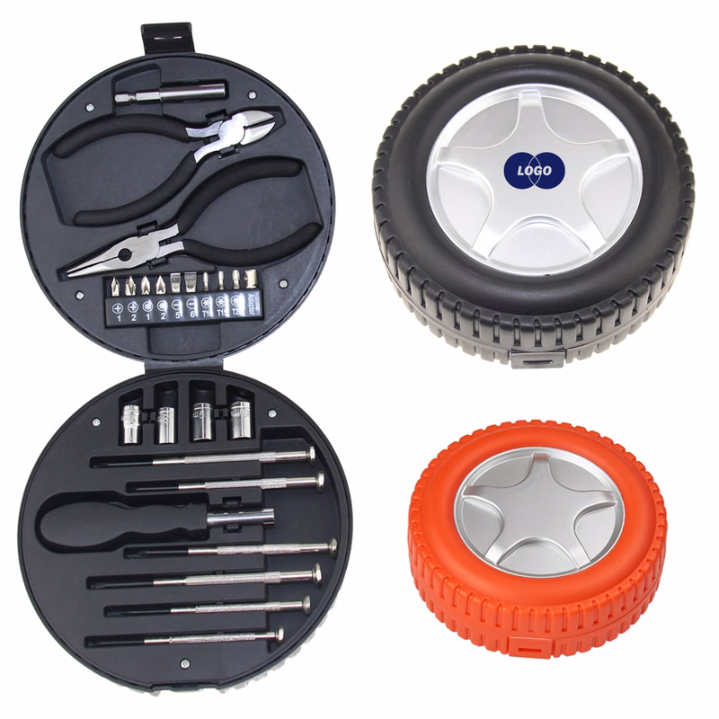 Compact Tire-Shaped Tool Kit