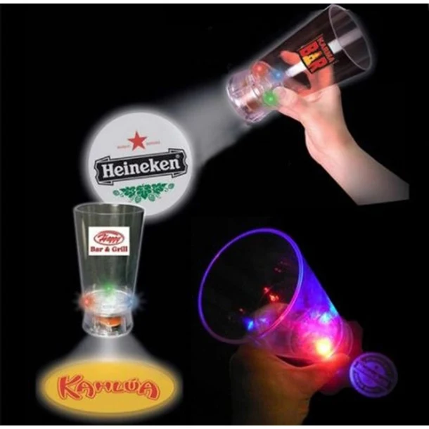 LED Projector Light Up Cup Drinkware 1