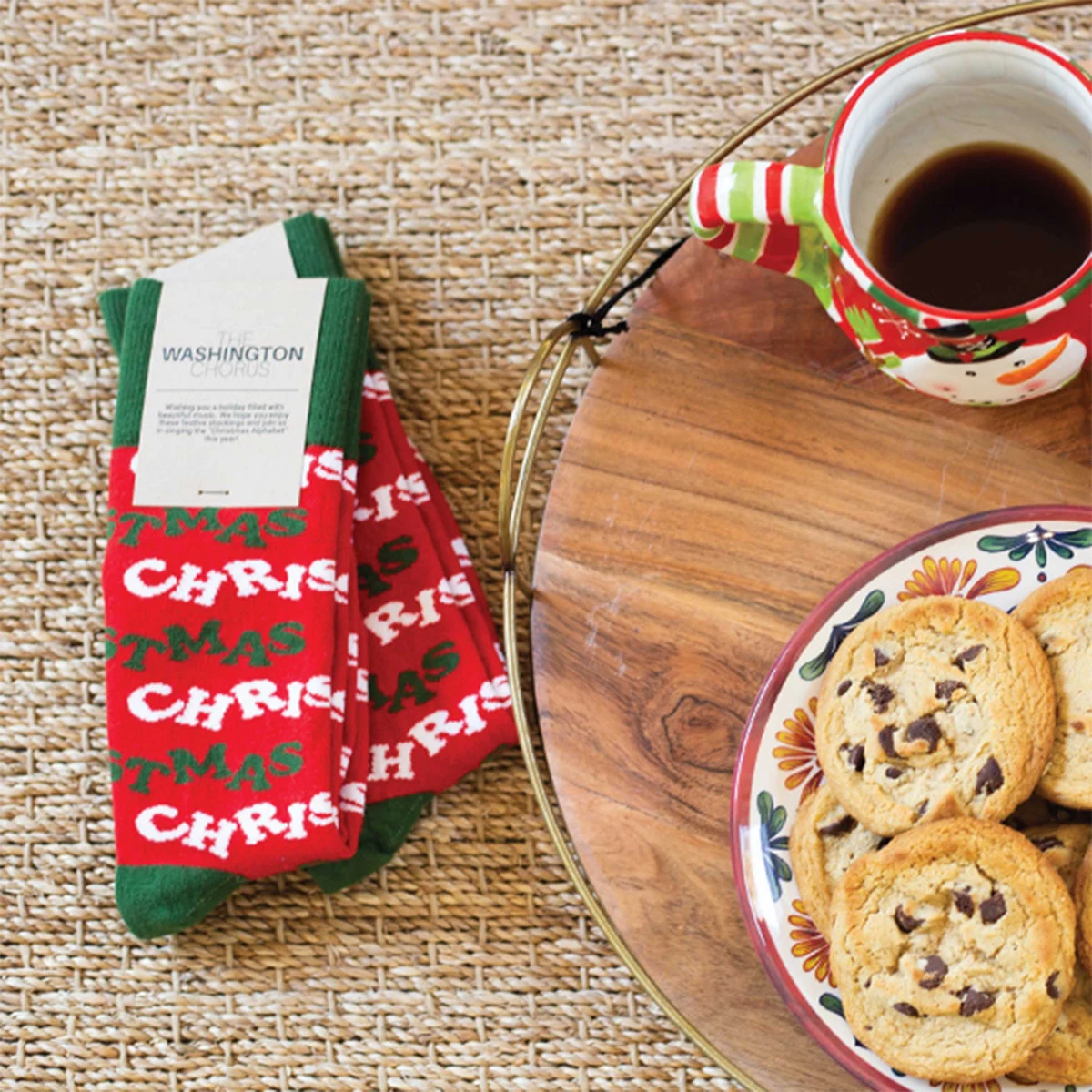 Athletic Christmas Socks - Festive Performance Wear for Holiday Workouts - American Made 1