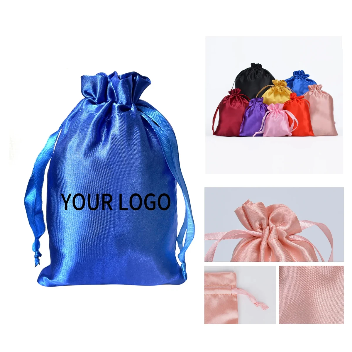 Silkscreen Printed Satin Gift Bag 1