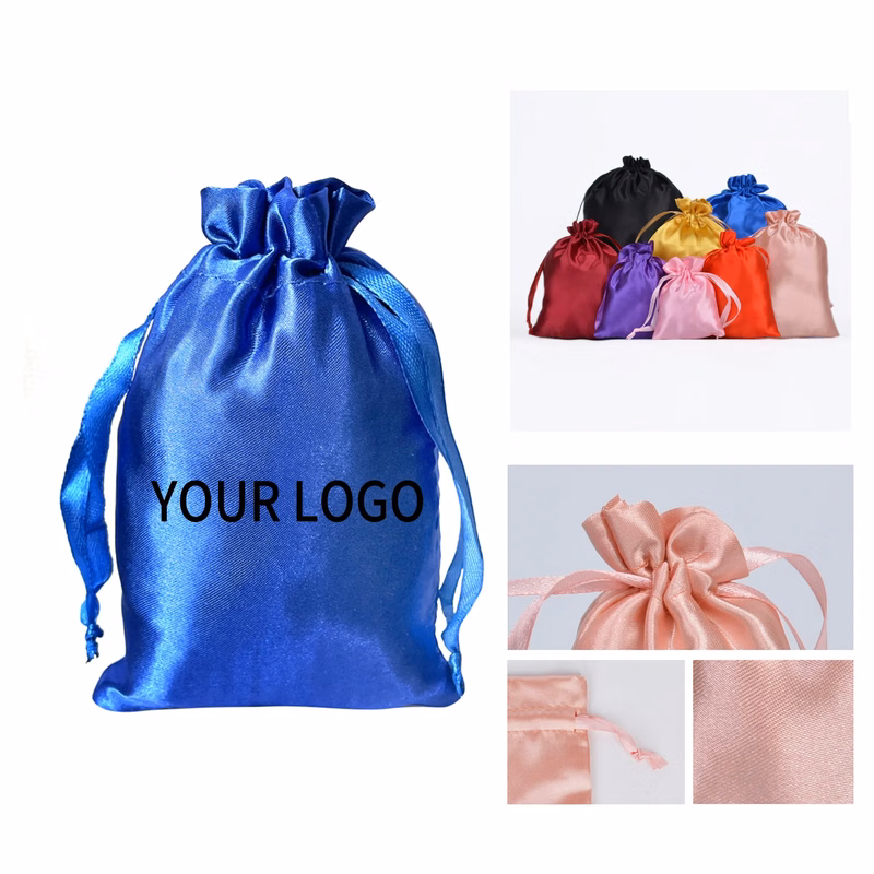 Silkscreen Printed Satin Gift Bag