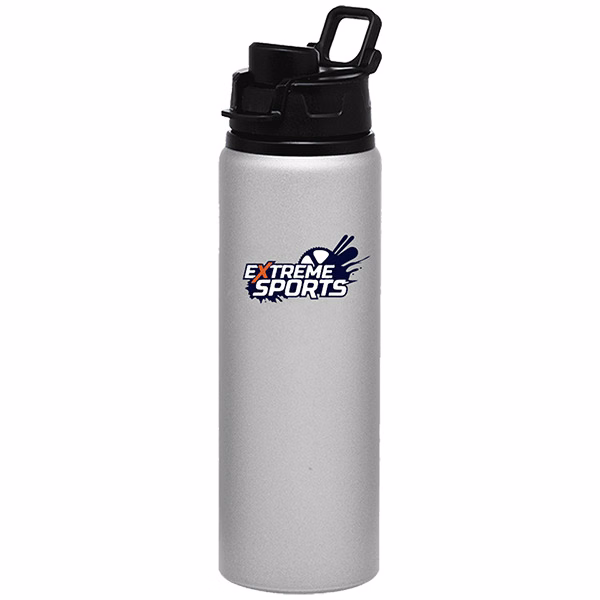 Aluminum Water Bottle - Snap Lid, 25 oz.