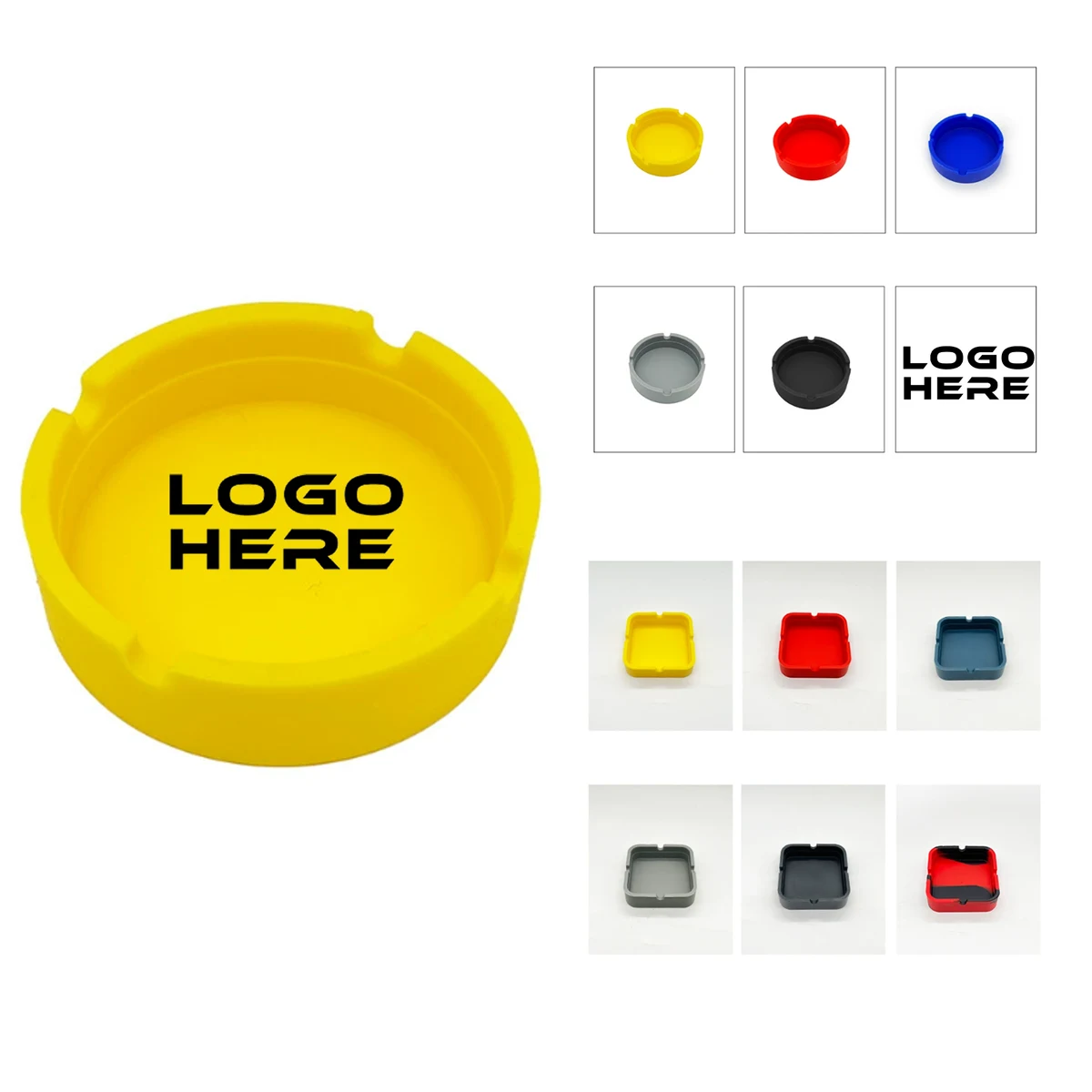 Custom Silicone Ashtray 1