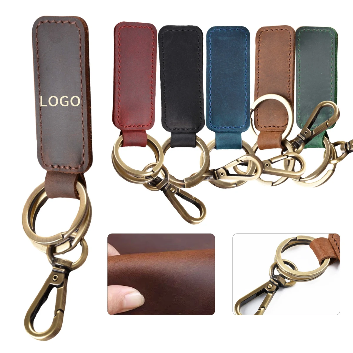 Double-Ring Car Keychain 1