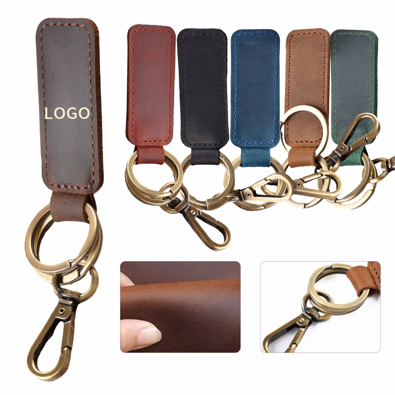 Double-Ring Car Keychain