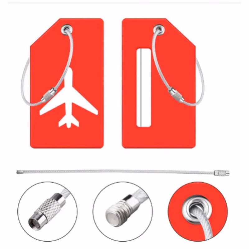 Upgraded Silicone Travel Luggage Tag With Name ID