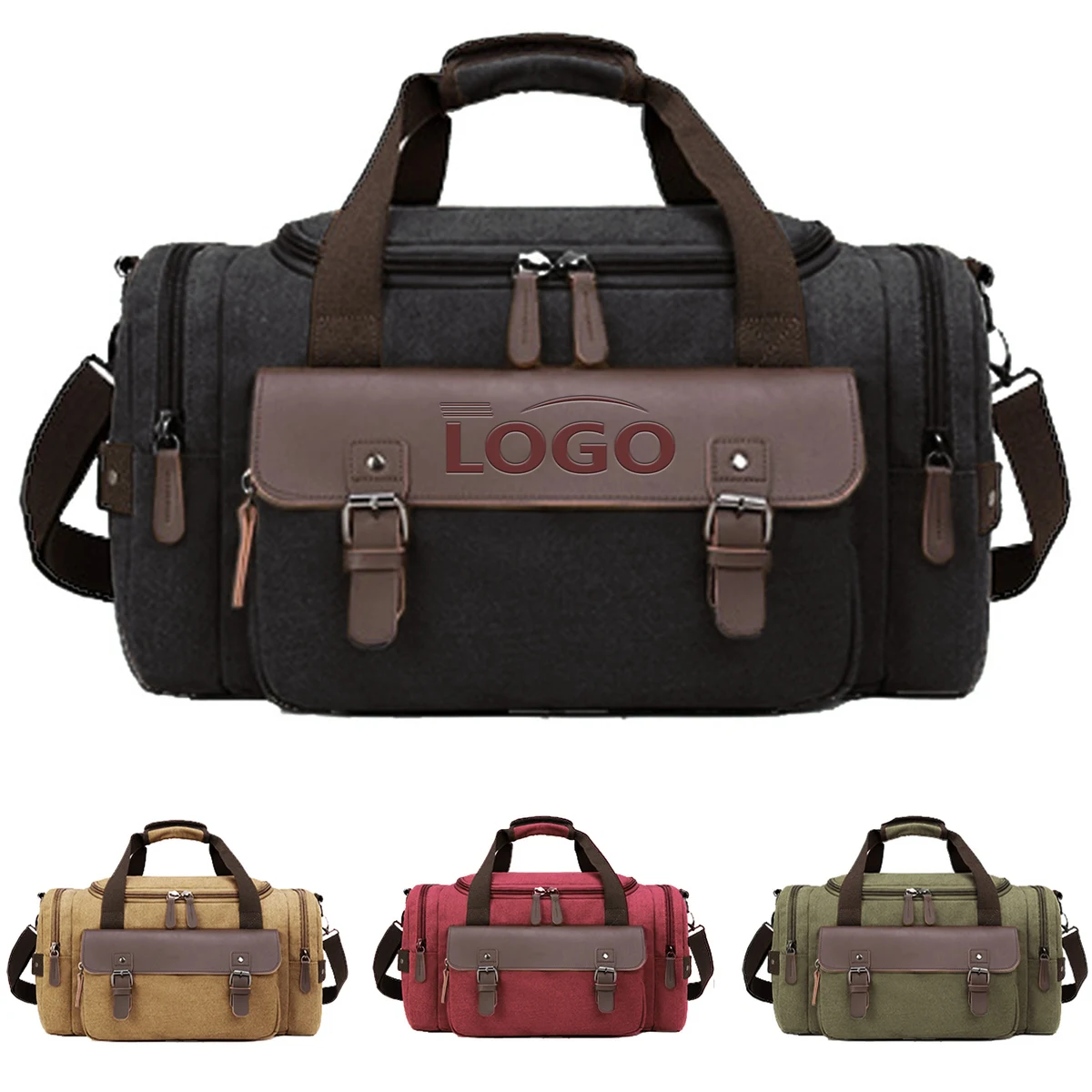 Durable Large Capacity Canvas Travel Bag 1