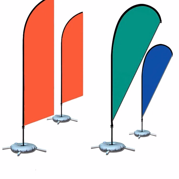 Beach Outdoor Advertising Knife Flag