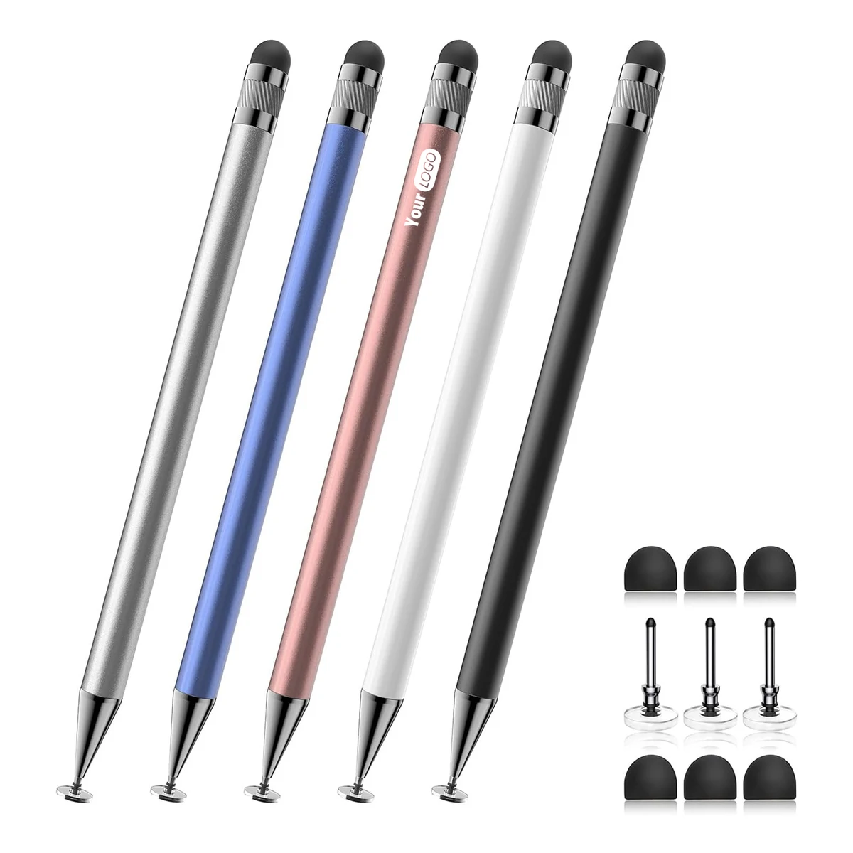 Custom Dual-Tip Metal Stylus Pen - Aluminum Build 1
