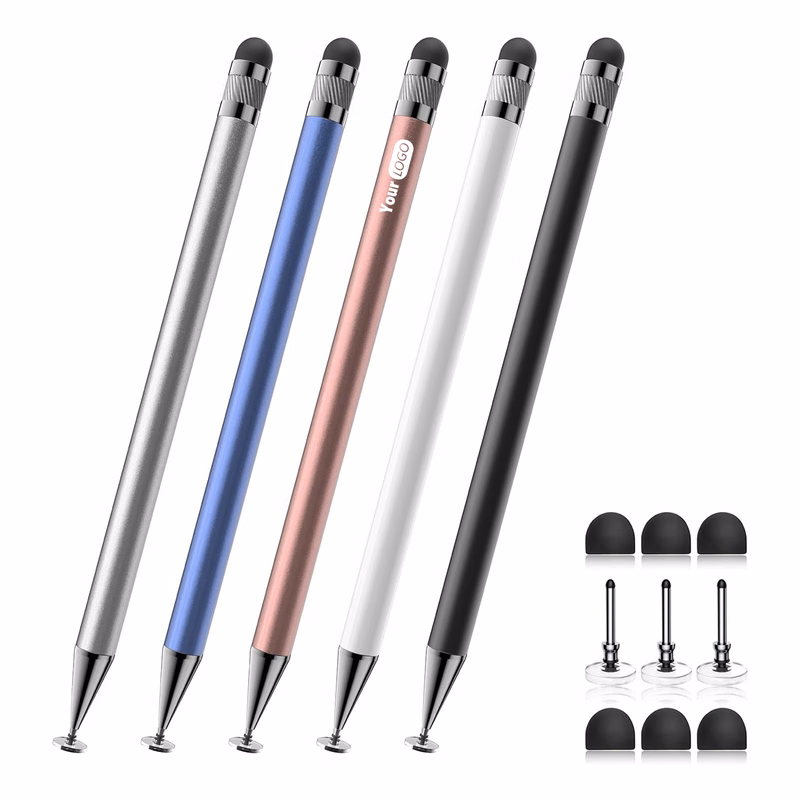 Custom Dual-Tip Metal Stylus Pen - Aluminum Build