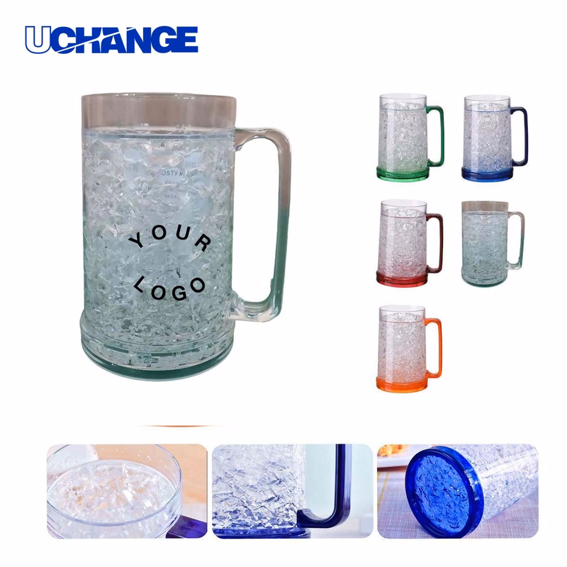 Reusable Gel Cooling Cup Drinkware with Slip Resistant Base