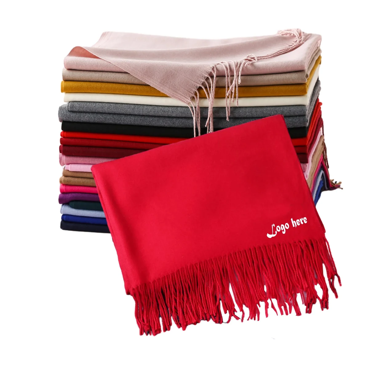 MOQ 100PCS Imitation Cashmere Scarf 1
