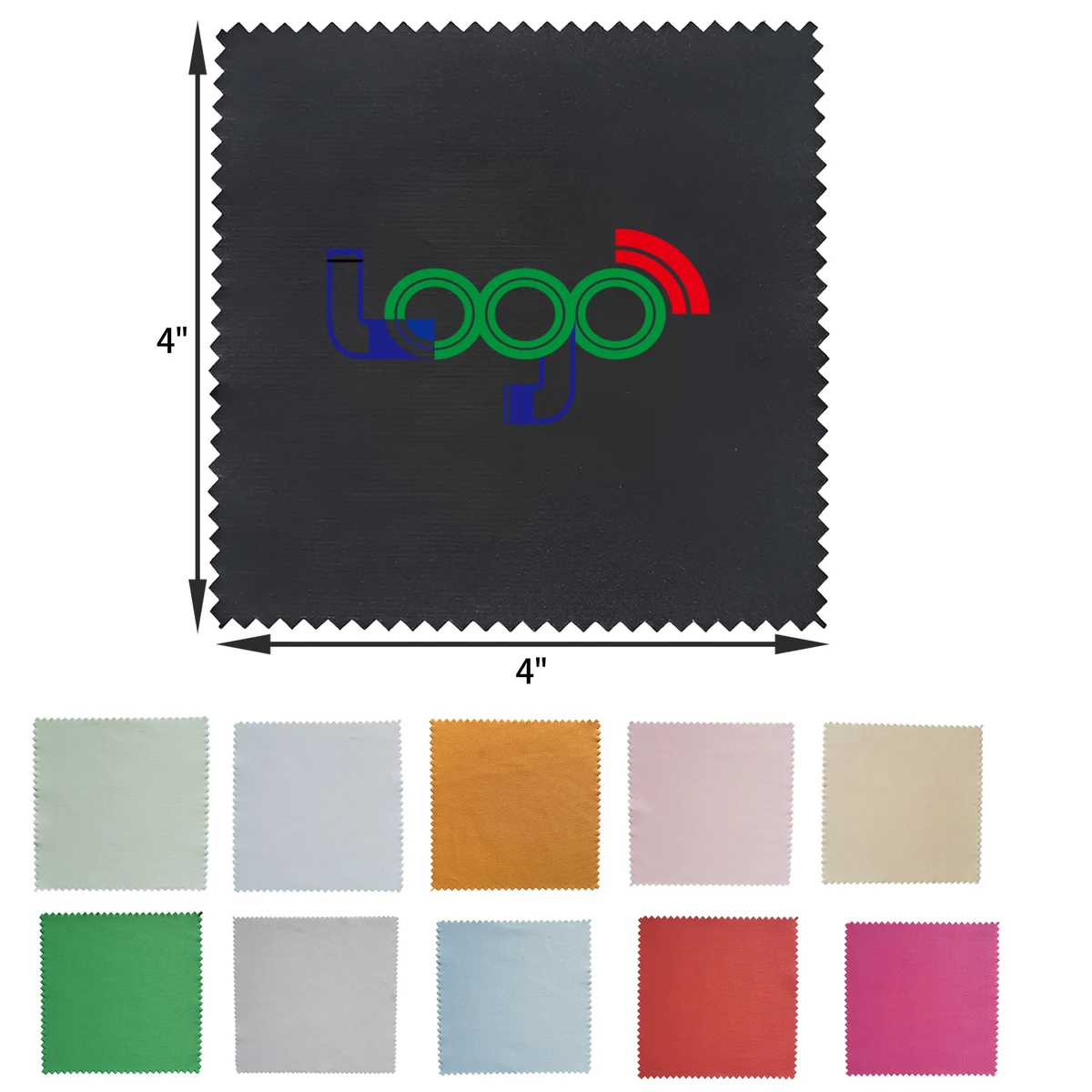 Soft 4"x4" Microfiber Glasses Cleaning Wipe 1