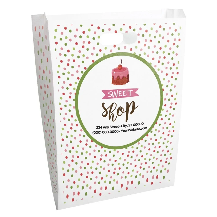 Christmas Scatter Design 1 Merchant Paper Bags (12" x 15" x 2.5") 1