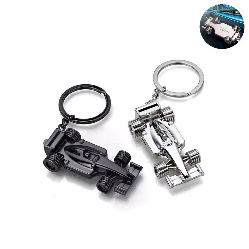 3D Race Car Keychain