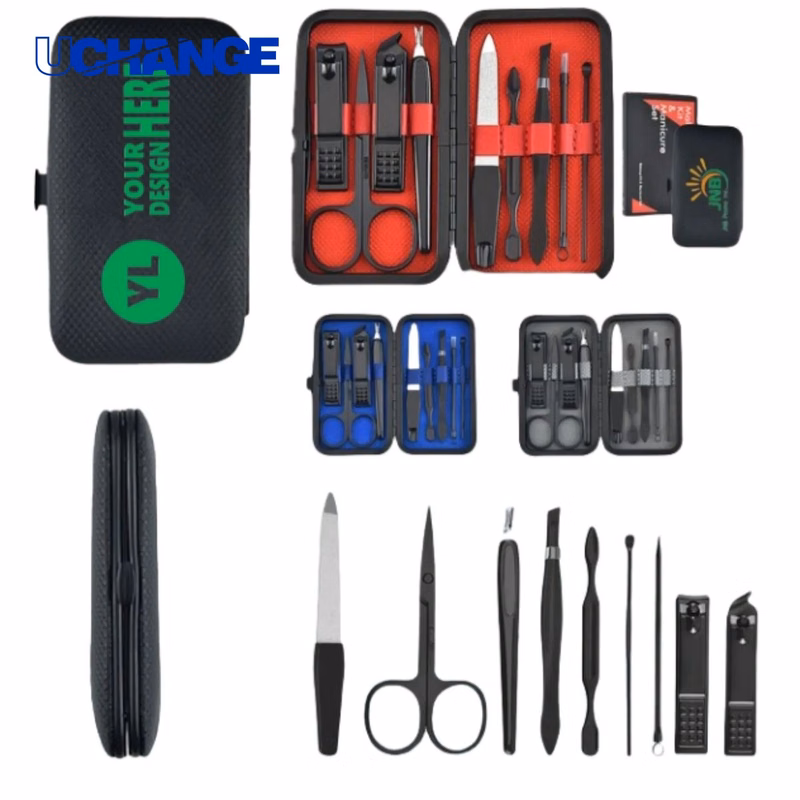 Nine Piece Manicure Set for Personal Grooming