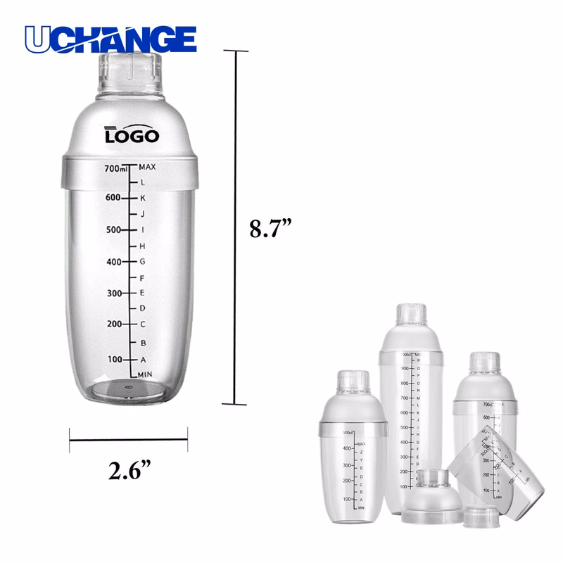 24oz Black Cocktail Shaker for Milk Tea