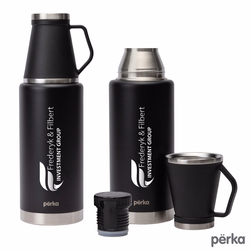 Perka® Rover 51 oz. Double Wall, Stainless Steel Growler w/ Cup