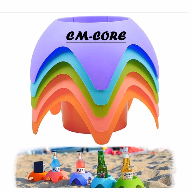 Beach Drink Cup Holder Sand Coasters
