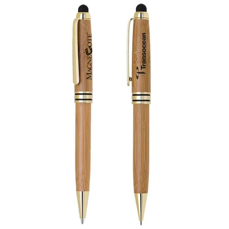 Eco VIII Stylus Tool with Bamboo Ballpoint Pen and Pencil Set 1