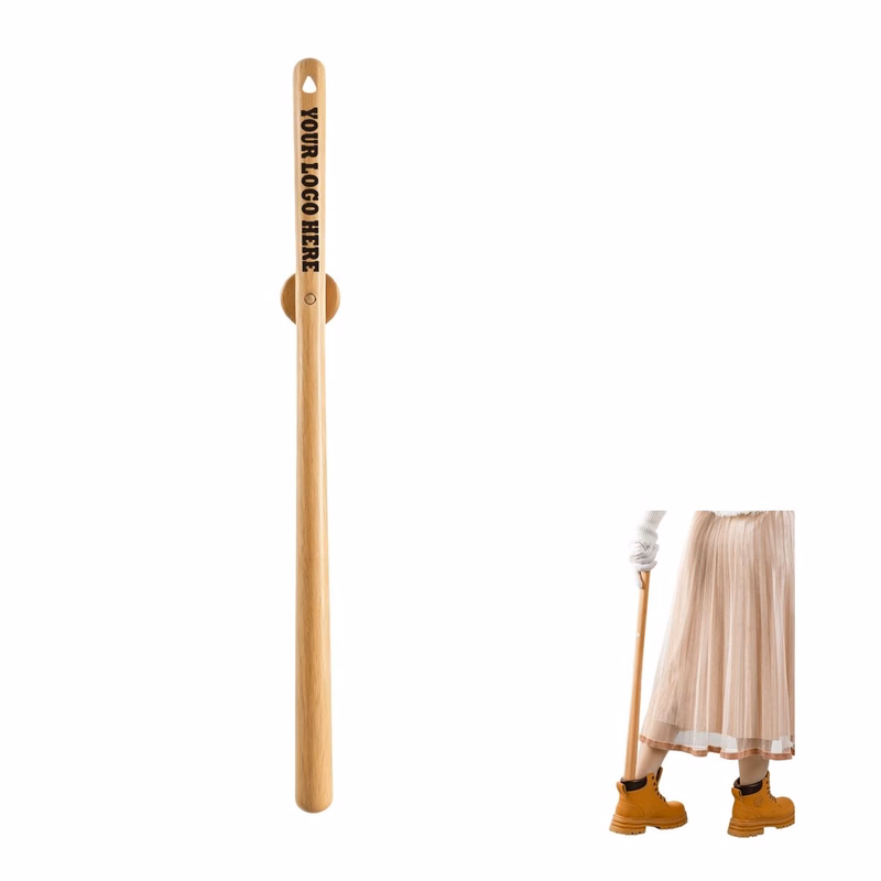 Magnetic Solid Wood Shoehorn
